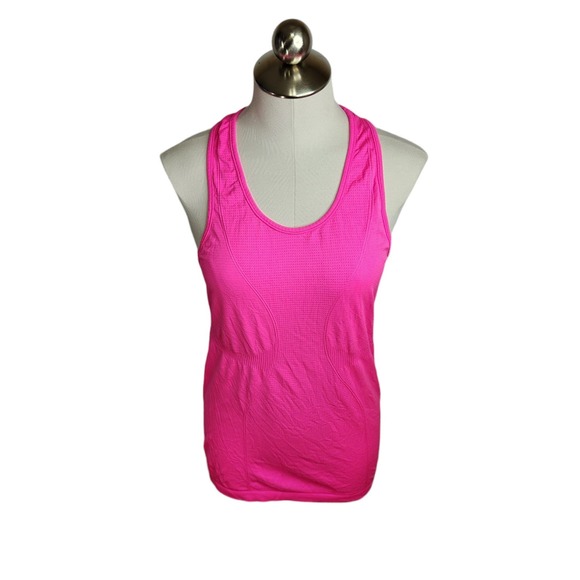 Zyia Active Seamless Copper Charged Tank Top Women's Large Hot Pink - Picture 1 of 8